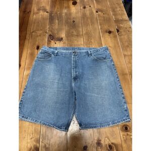 Wrangler Men's‎ Relaxed Fit Denim Shorts Size 42 Blue 100% Cotton Comfort Jeans